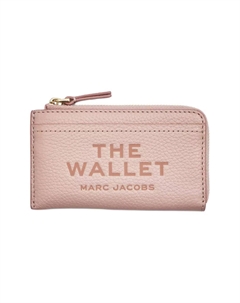 Кожаный кошелек унисекс розовый Marc jacobs