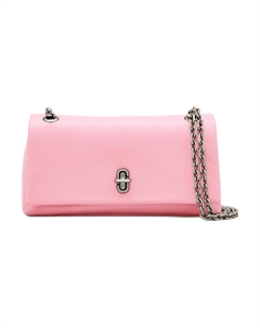 Кожаная сумка через плечо Сумка кроссбоди Женский кошелек с бантом розовый Marc jacobs