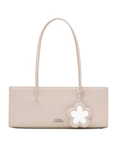 Женская сумка через плечо из замши бежевого цвета Marc jacobs