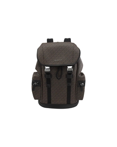 Полиэстеровый походный рюкзак большого размера мужской коричневый Michael kors