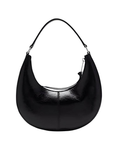 Кожаная сумка-полумесяц через плечо женская маленькая черная Marc jacobs