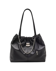 Женская черная сумка через плечо из овчины среднего размера Marc jacobs