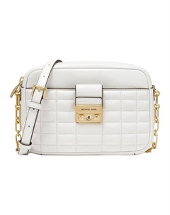 Сумка через плечо Tribeca из овчины среднего размера женская белая Michael kors