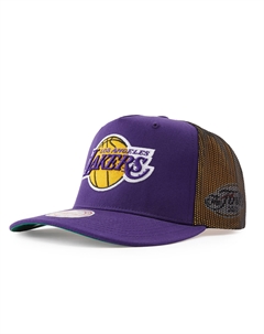 Бейсболка Mitchell & Ness с изогнутым козырьком унисекс фиолетовая, Purple Mitchell ness
