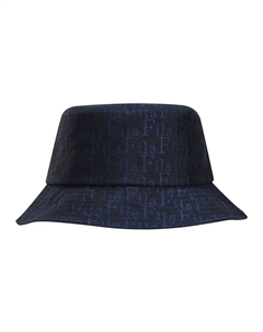 Футболка унисекс угольно-черная Fila