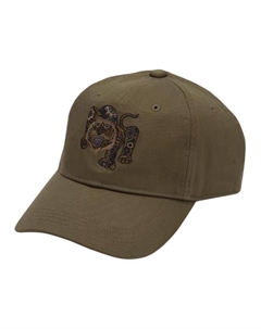 Хлопковая бейсболка унисекс цвета хаки, Khaki Green Onitsuka tiger