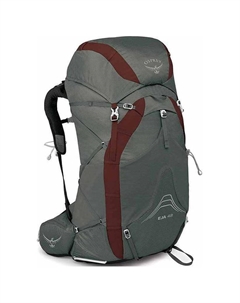 48-литровый походный рюкзак из нейлона для женщин цвет облачно-серый/глубокий циан, Cloud Gray Osprey