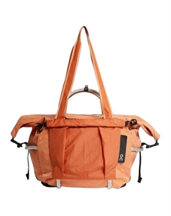 On Сумка через плечо из переработанных материалов унисекс оранжевая, Orange On running