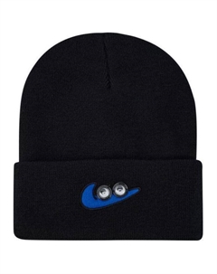 Вязаная шапка для детей черная, Black Nike