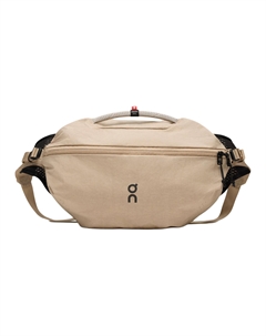On Нейлоновый поясной рюкзак унисекс бежевый, Beige On running
