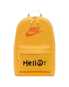 Тканевый рюкзак унисекс оранжевый Hermes, Hello Nike