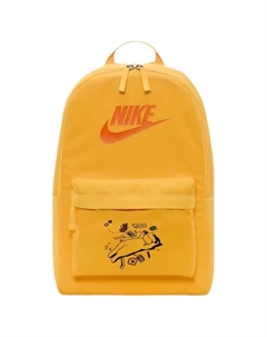 Тканевый рюкзак унисекс оранжевый Hermes, Cat Graffiti Nike