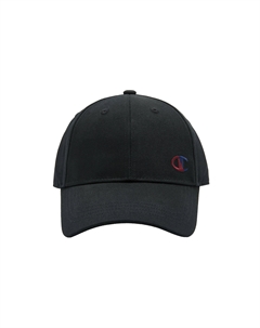 Хлопковая бейсболка унисекс цвет экрю, Black-25 Champion
