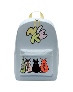 Тканевый рюкзак женский ледниково-голубой и нежно-желтый и светло-лимонный, Cat back Nike