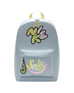 Тканевый рюкзак женский ледниково-голубой и нежно-желтый и светло-лимонный, Smiley Face Nike