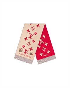 Кашемировый шарф унисекс, Red Louis vuitton