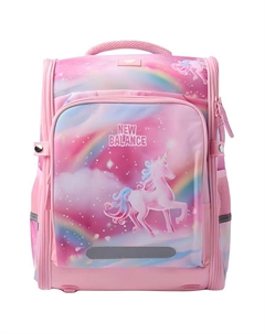 Детский розовый рюкзак из ткани, Pink New balance