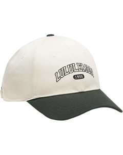 Хлопковая бейсболка унисекс разноцветная, White Lululemon