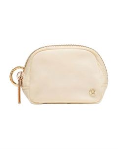 Нейлоновый кошелек для монет унисекс кремово-желтый, Cream Yellow Lululemon