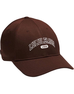 Хлопковая бейсболка унисекс разноцветная, Brown Lululemon