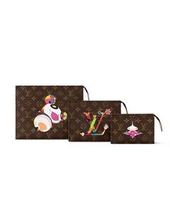 Косметичка Takashi Murakami Trio с монограммой Louis vuitton