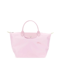 Сумка-пельмень Le Pliage Green Nylon среднего размера для женщин светло-розового цвета, Light Pink Longchamp