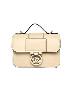 Клатч Багет Барсетка через плечо мини женский соломенно-желтый, Straw Yellow Longchamp