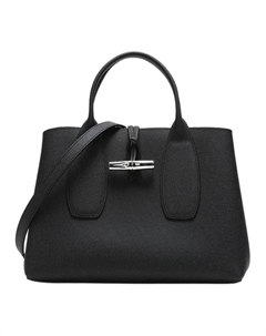 Сумка-тоут из кожи Roseau Longchamp