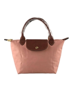 Сумка из полиамида для пельменей женская розовая Longchamp