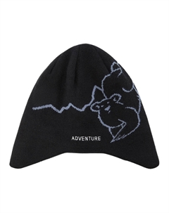 Детская акриловая шапка черная, Black Li-ning