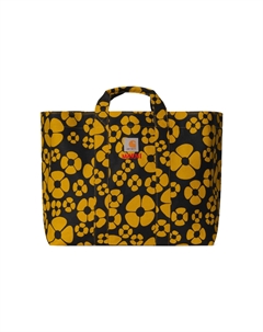 Сумка Marni X черная желтая разноцветная, Black Yellow Multicolor Carhartt wip