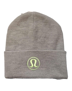 Шерстяная вязаная шапка унисекс серая, GUGG/FZAP Lululemon