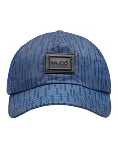 Бейсболка из полиамида мужская синяя, Blue Hugo boss