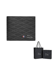 Кожаный кошелек мужской черный, Black Jaguar