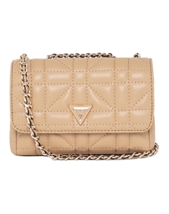 Искусственная кожа женская сумка через плечо поясная хаки, Khaki Guess