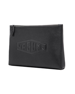 Кожаный кошелек-конверт для мужчин черный, Black Jaguar