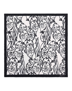 Пуассоновский бандана-шарф, Black White Jacquemus