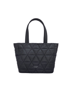 Полиэстеровая женская сумка через плечо черно-розовая, Black Guess