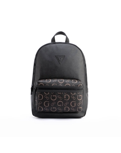 Синтетический рюкзак унисекс угольно-серый/темно-коричневый, Dark Brown Guess