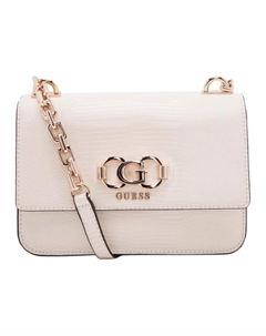 Женская белая сумка через плечо из искусственной кожи, White Guess