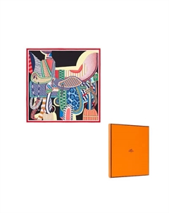 HERMES Шёлковый шарф Multicolor, Multicolor Hermès