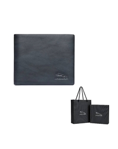 Кожаный кошелек мужской серый, Gray Jaguar