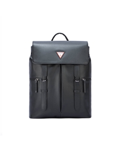 Рюкзак из полиуретана обычный унисекс черный, Black Guess