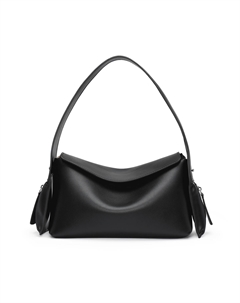 Синтетическая кожаная женская сумка через плечо черная бежевая серо-зеленая, Black Jaguar