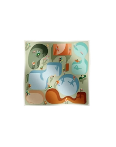 HERMES Шёлковый шарф Multicolor, Multicolor Hermès