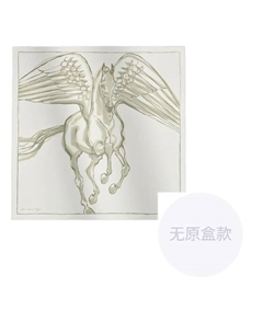 HERMES Шёлковый шарф, White Hermès