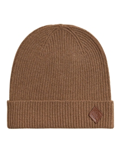 HERMES Шерстяная кашемировая шапка-бини мужская разноцветная, Brown Hermès