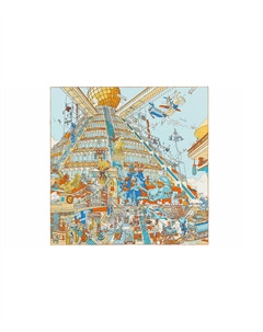 HERMES Шёлковый шарф, Multicolor Hermès