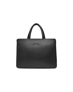 Кожаный портфель для ноутбука мужской черный Jaguar