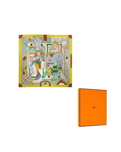 HERMES Шёлковый шарф Women's Yellow, Yellow Hermès